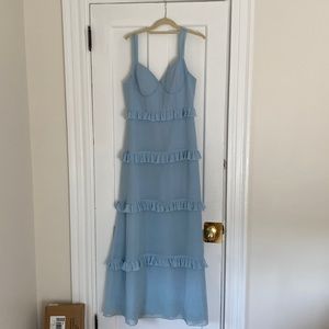 Revelry light blue bridesmaid